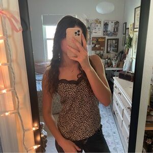 Abercrombie & Fitch Leopard Print Camisole